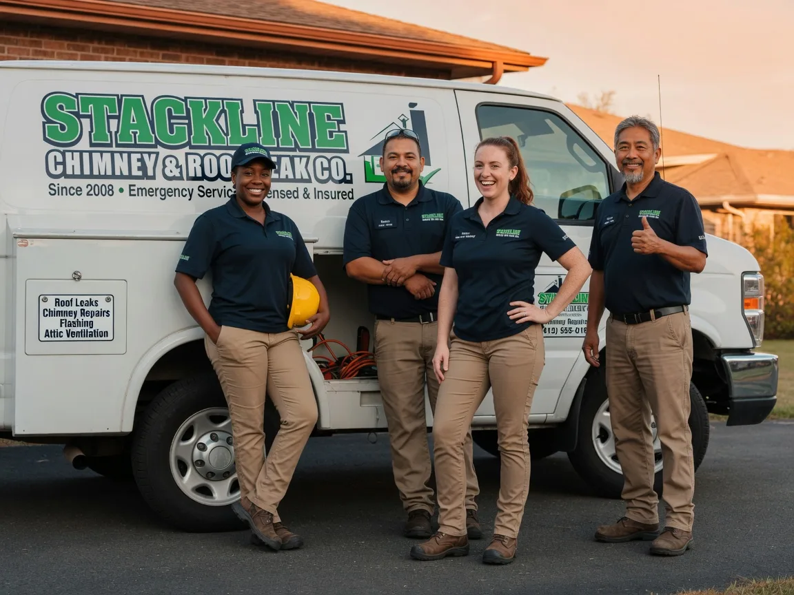 Chimney flashing repair company in Linden, PA